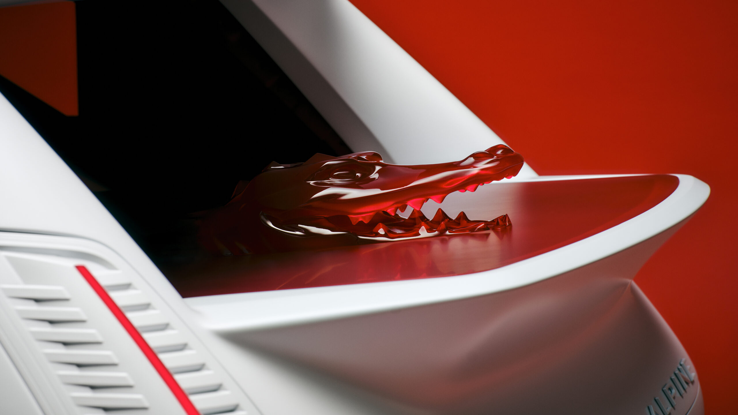 Collaboration exclusive Alpine Lacoste sur circuit